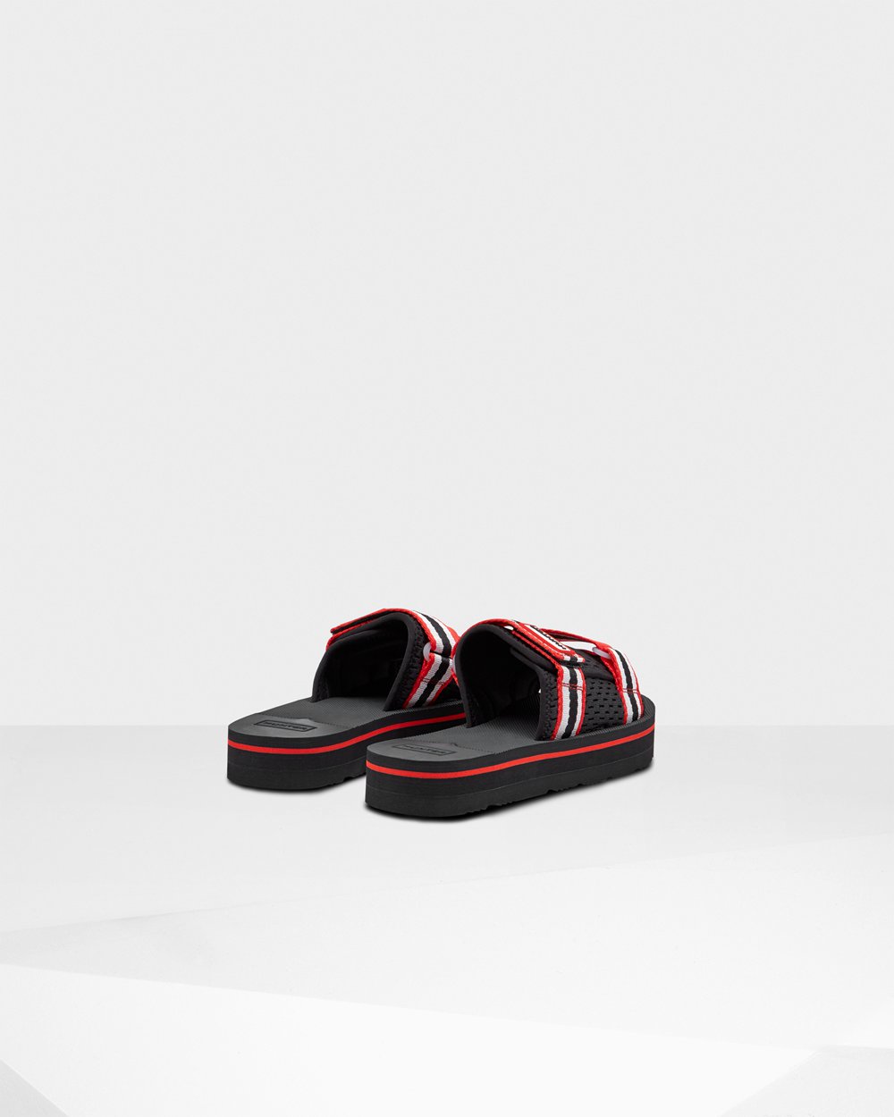 Hunter Terlik Bayan Siyah/Beyaz/Kırmızı - Original Flatform Beach - Türkiye XO9364028